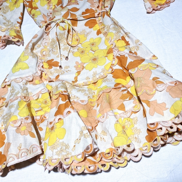 SOLD🆕Zimmermann Primrose Flutter Mini Dress - Picture 5 of 11